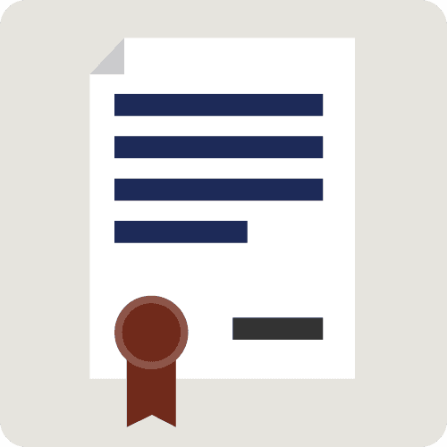 Asset Protection Document with seal on it.